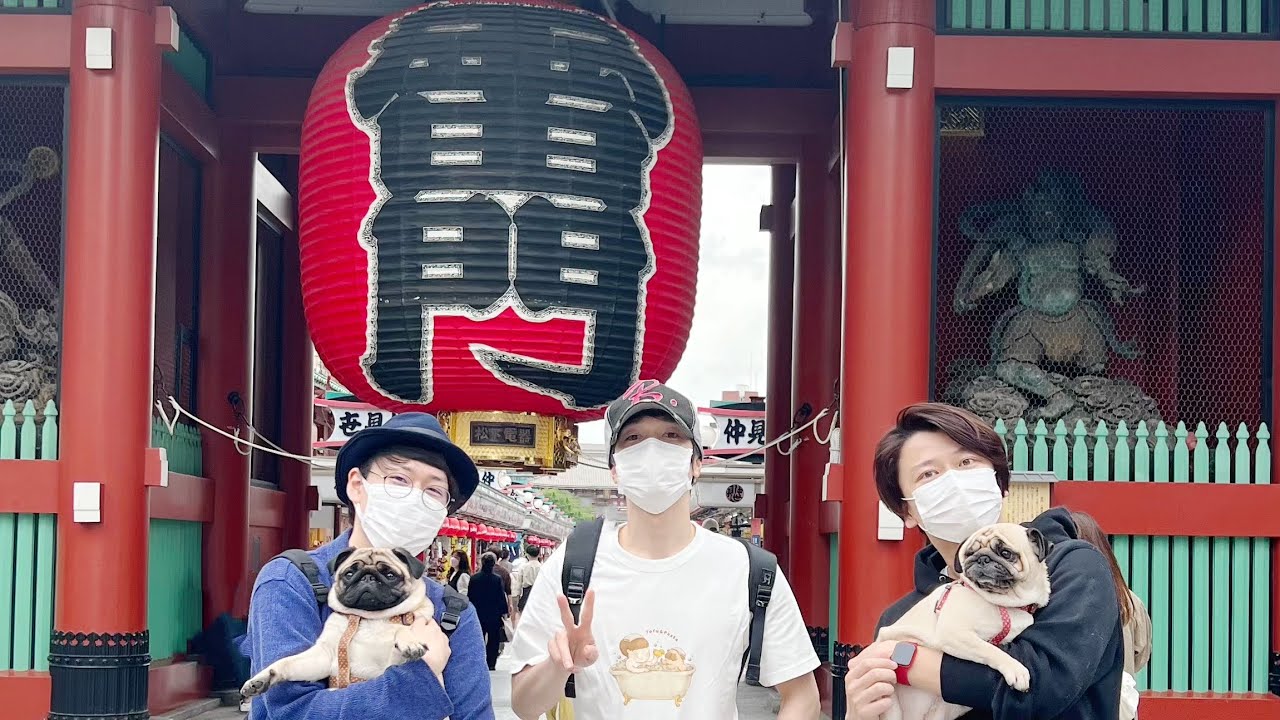 浅草で食べ歩き&浅草寺でおみくじしてきた【浅草観光】【Vlog】