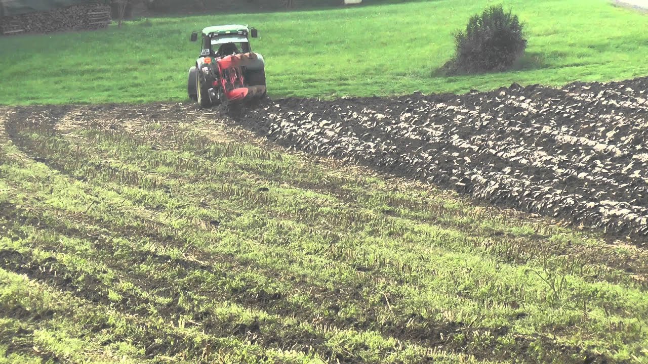 Bauen mit 3 schar Pflug Von Vogel & Noot und John Deere 90 PS  Preding in Weststmk  Oktober 2014   T
