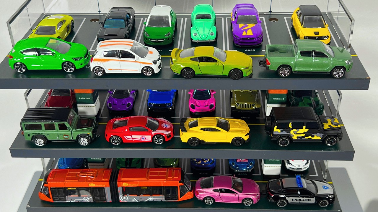 Majorette Diecast Car Collection Garage | Diecast Cars Showcase