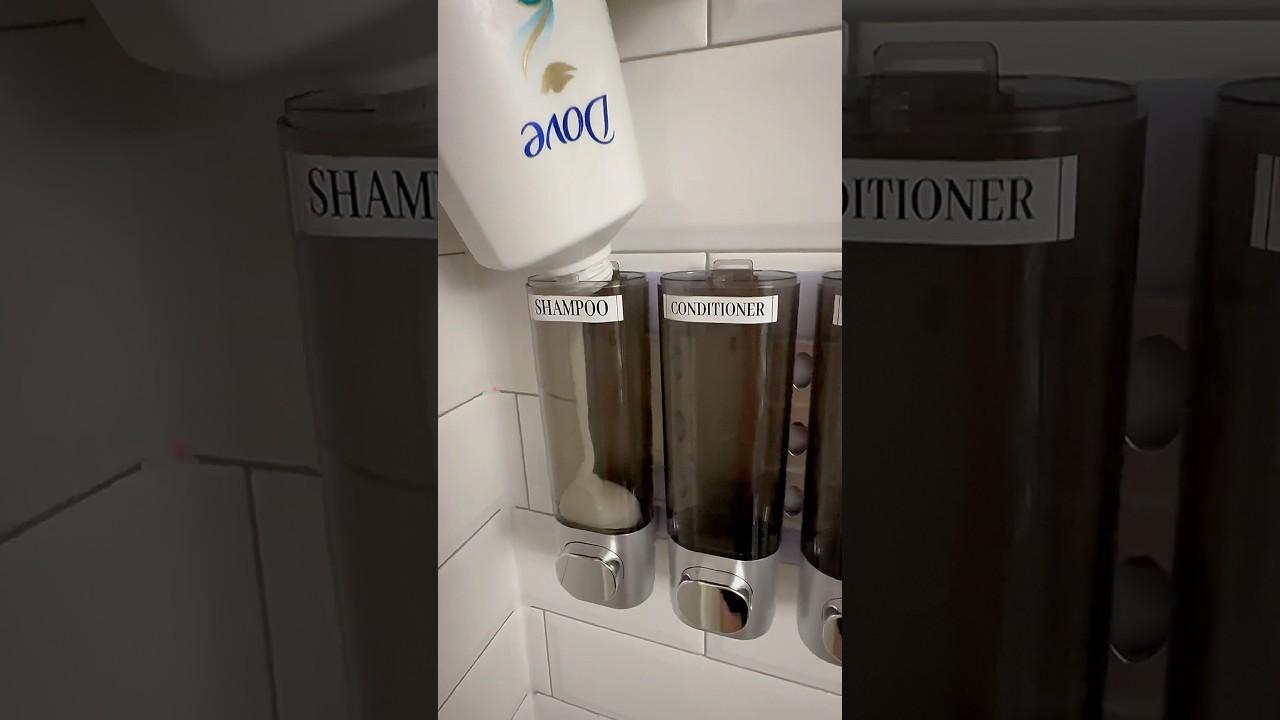How to install Fengbiao Shampoo and Conditioner Dispenser