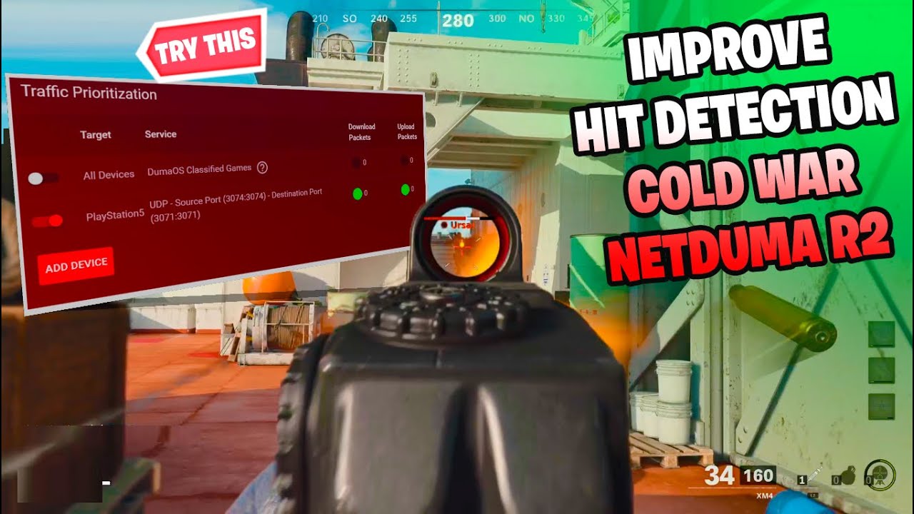 Insane Hit Detection - COLD WAR - Best Traffic Prioritization  NetdumaR2