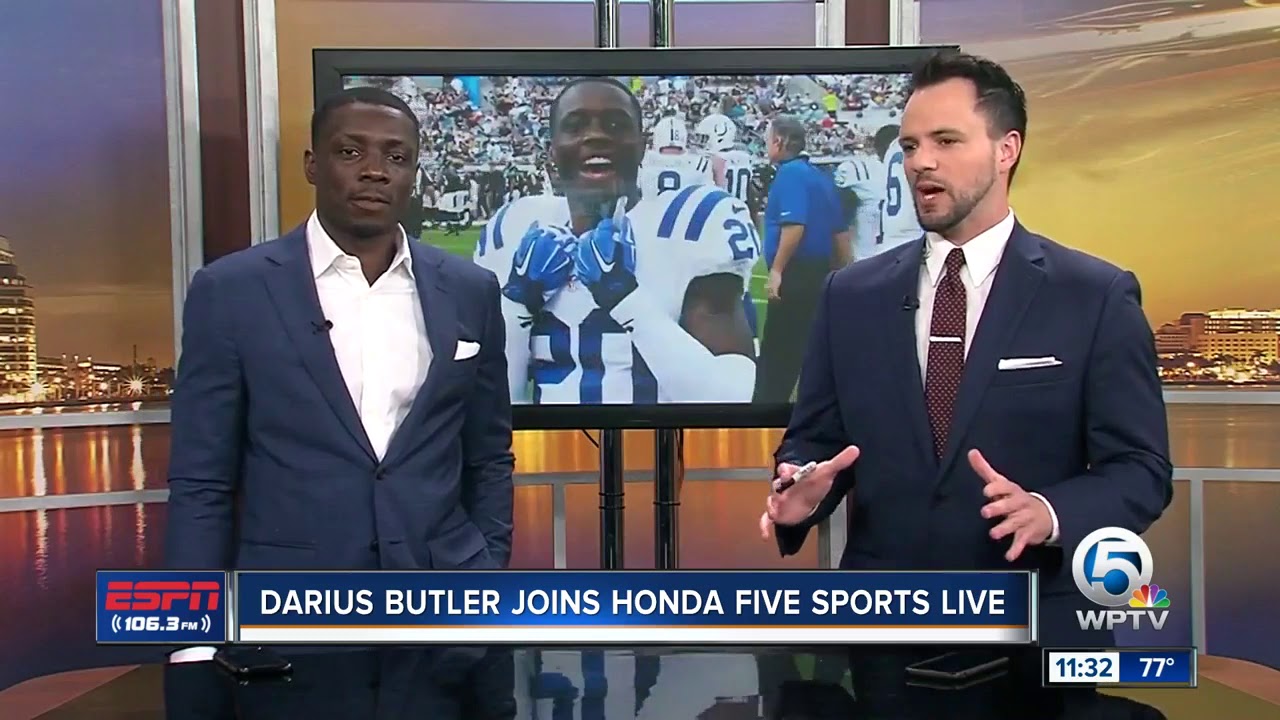 Darius Butler joins Paxton Boyd on Honda Five Sports Live