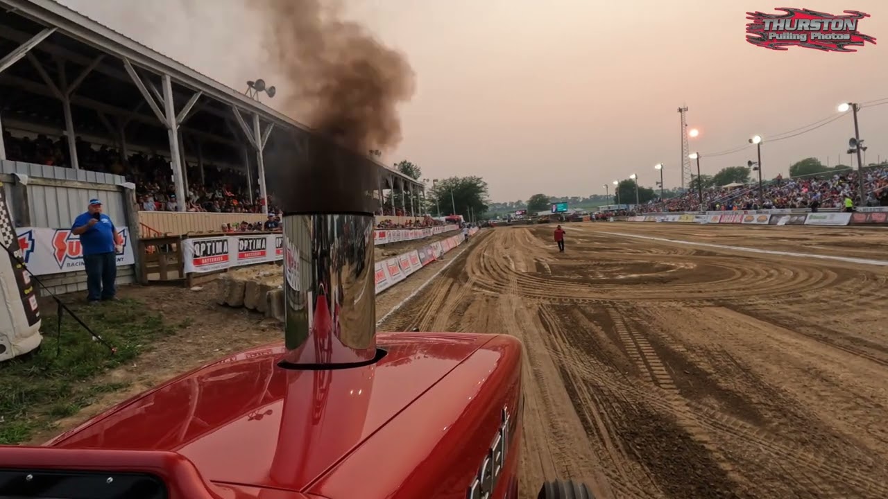 Tractor pulling 2023 - On board the “El Niño” Pro Stock Tractor in Henry, IL.