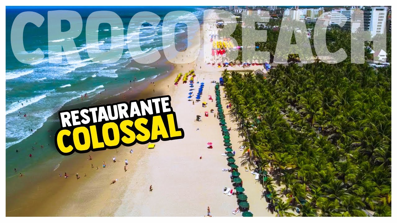 Barraca Crocobeach Praia do Futuro em Fortaleza Ceará e a MAIOR  Feirinha de Artesanato