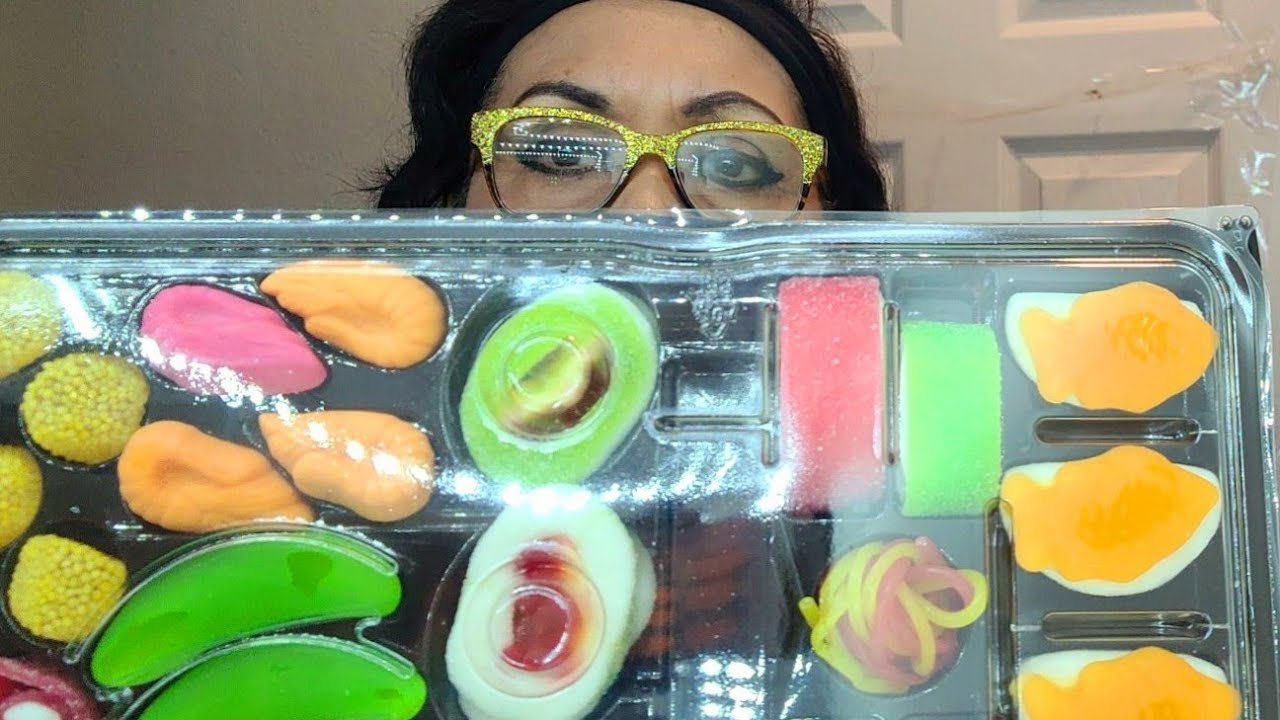 ASMR Gummy Sushi Candy Mix y Anecdotas!!