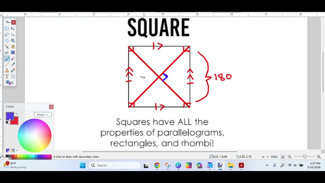 4.1.3 Squares and Rhombi
