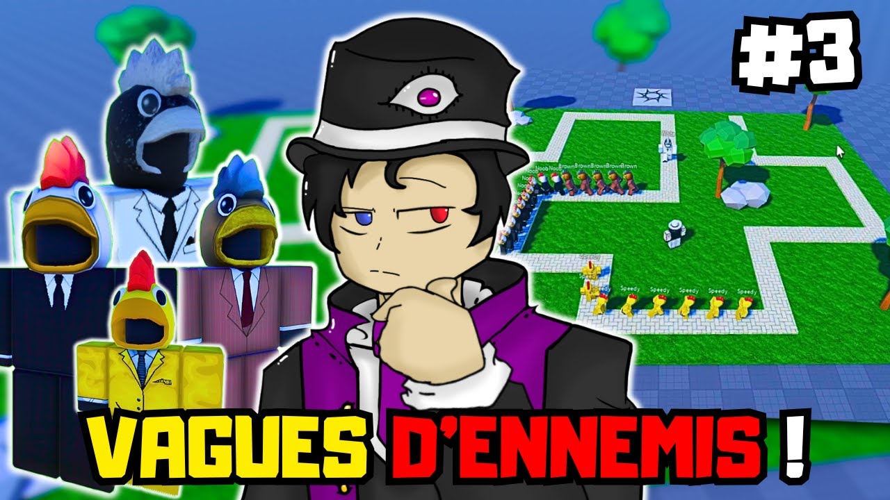 VAGUES D'ENNEMIS - Comment faire un TOWER DEFENSE sur ROBLOX ? [TUTO] #3