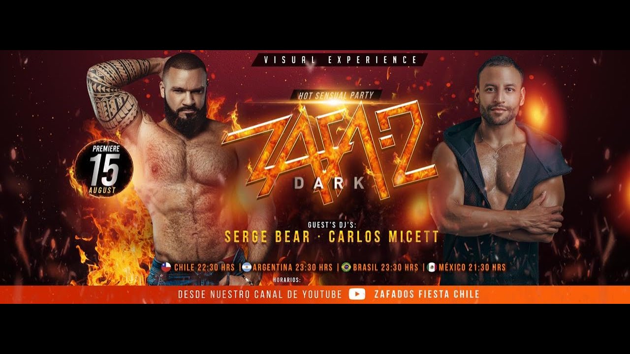 DJ SERGE BEAR + DJ CARLOS MICETT en ZAFA2 DARK de VISUAL EXPERIENCE  #circuit