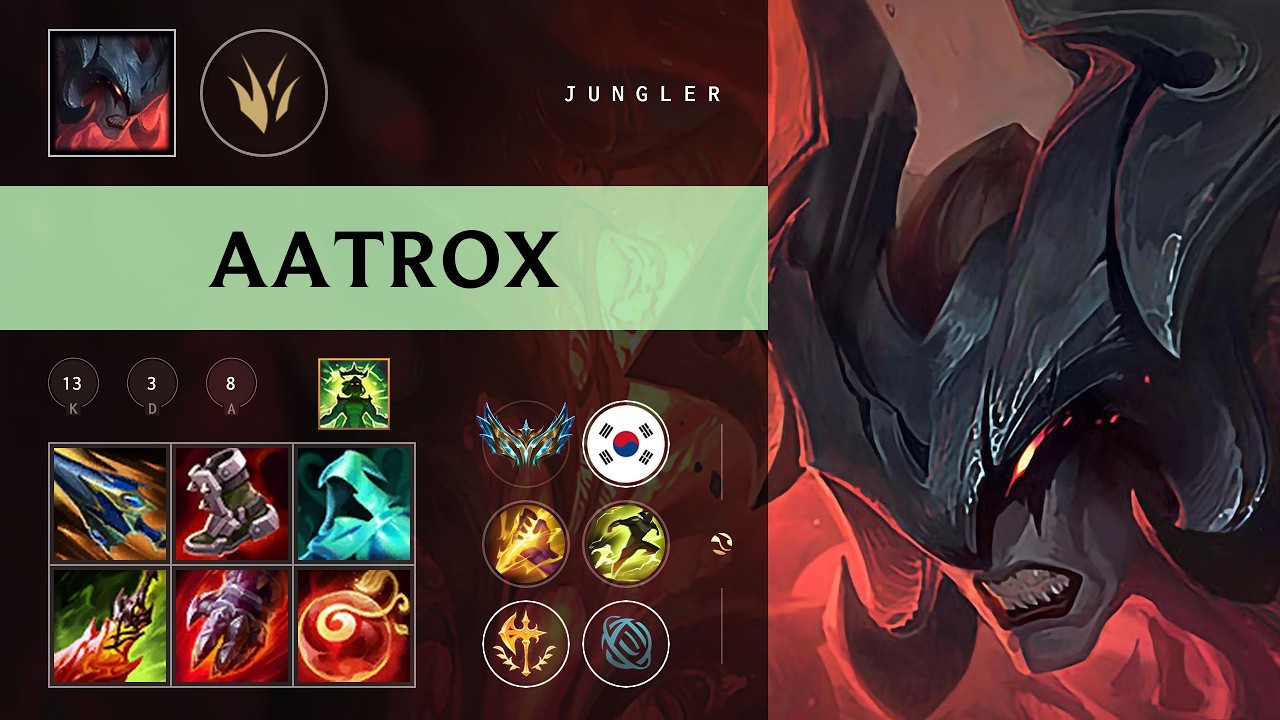 Aatrox Jungle vs Camille - KR Challenger Patch 26.08