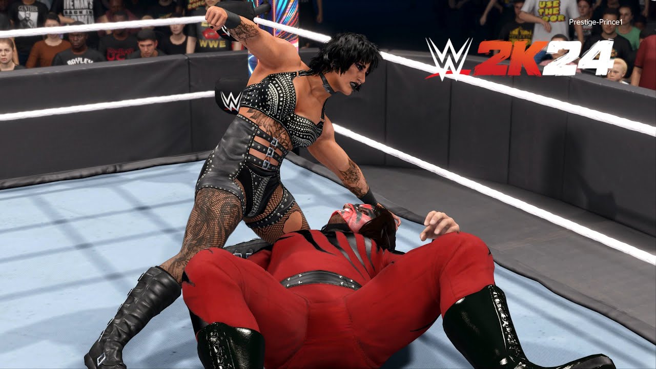 WWE 2K24 - Masked Kane Vs Rhea Ripley - EXTREME RULES MATCH (PS5)
