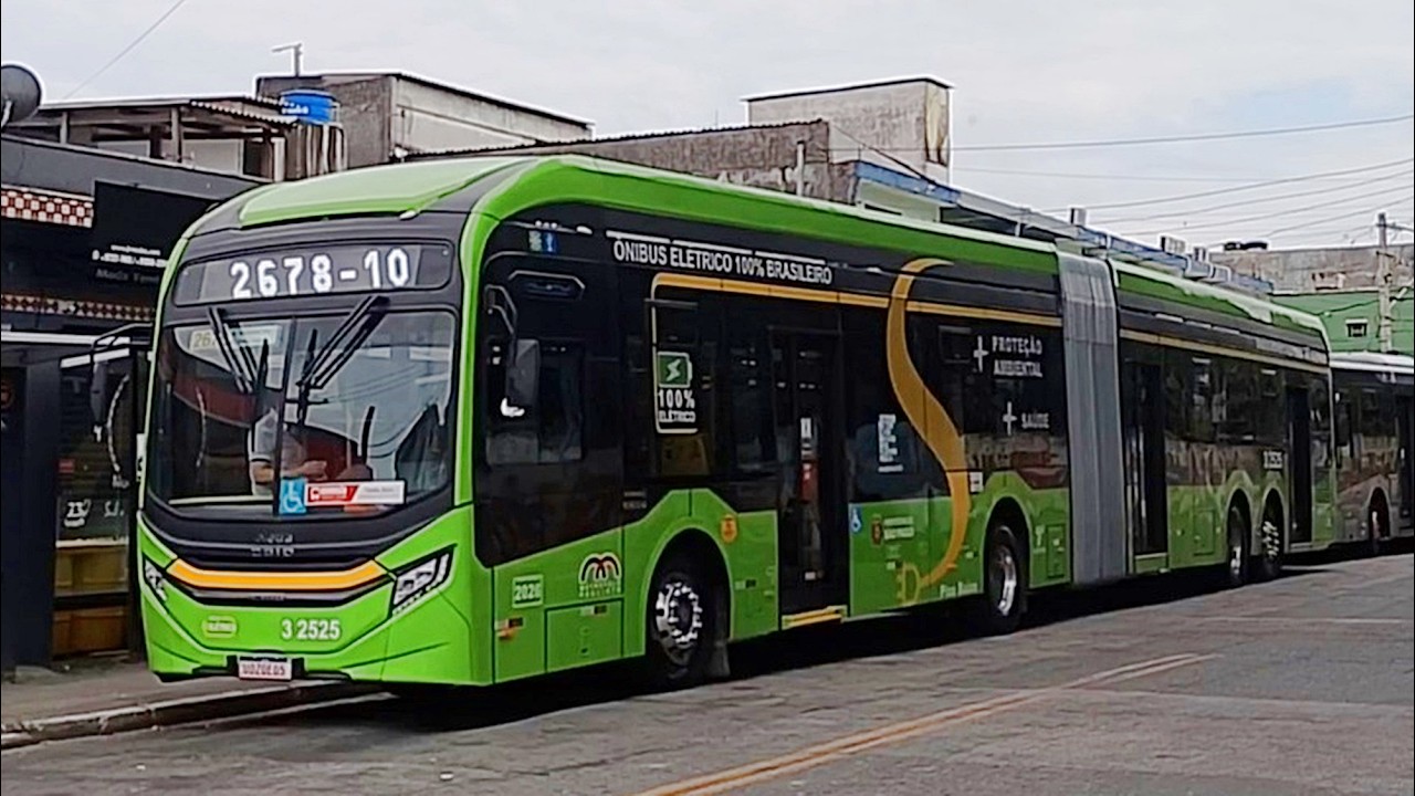 Indo atrás dos novos E-Millennium O500UDA Eletra da Metrópole Paulista