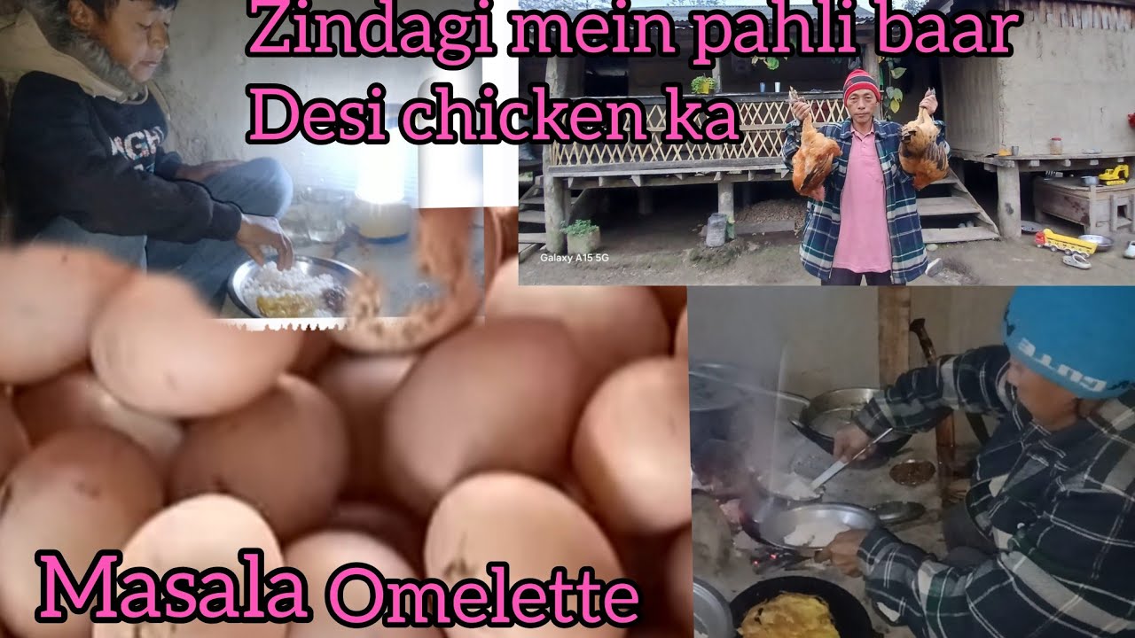 Local chicken || ka Omelette recipe raat || ke dinner main 