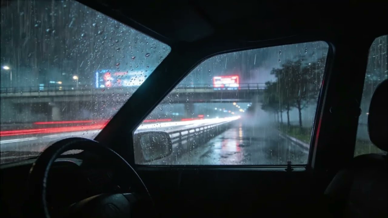 Heavy Rain Sounds to Stop Overthinking - Beat Insomnia, Calm Your Mind, White Noise for Sleep