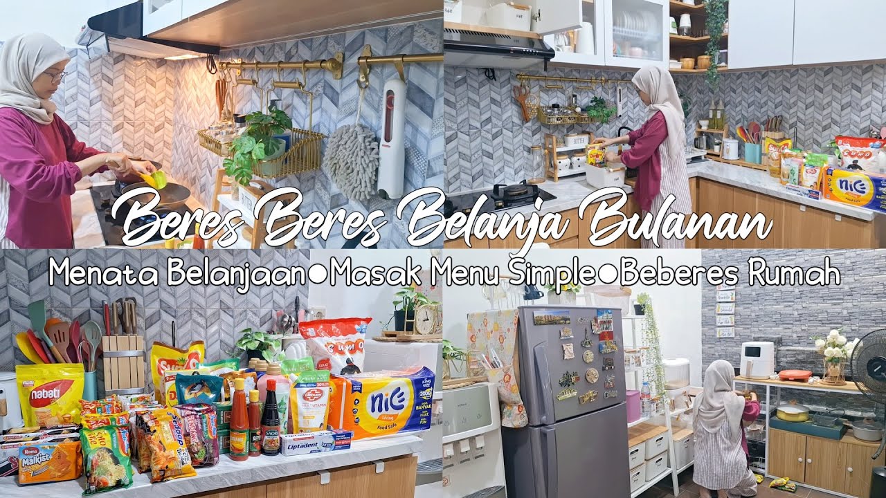 Menata Belanja Bulanan Stok Januari 2026  l Beberes Dapur | Masak Menu Simple | Aktivitas Pagi Hari