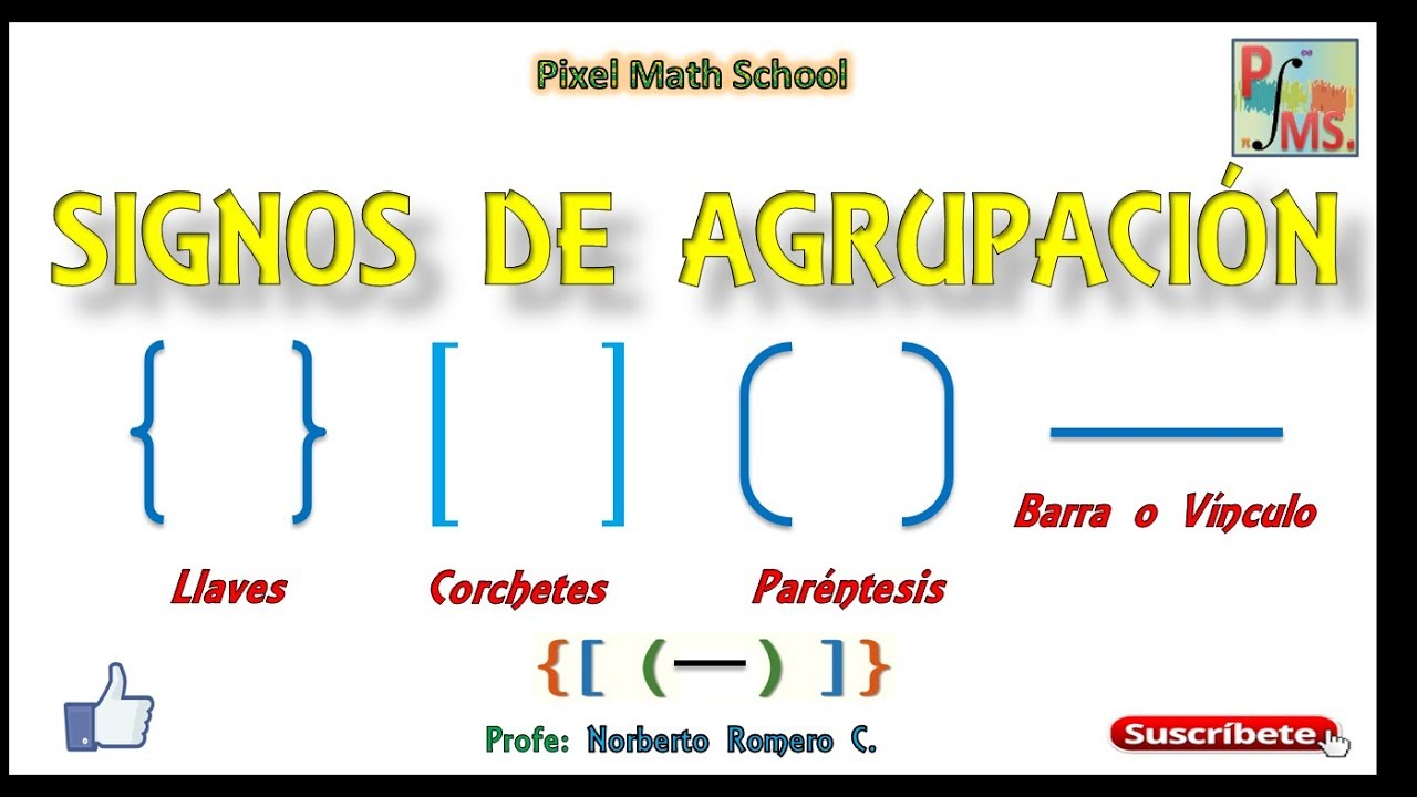 Signos de Agrupación