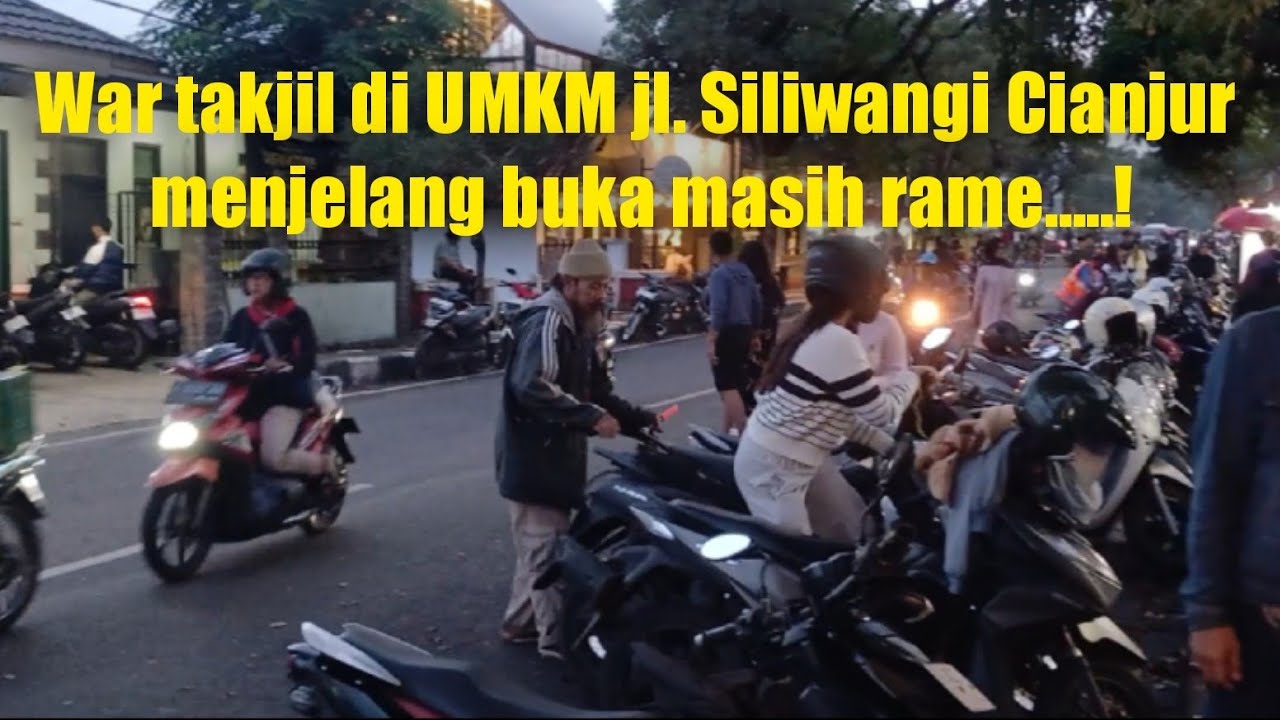 Coba war takjil ke UMKM Cianjur sesaat sebelum buka puasa