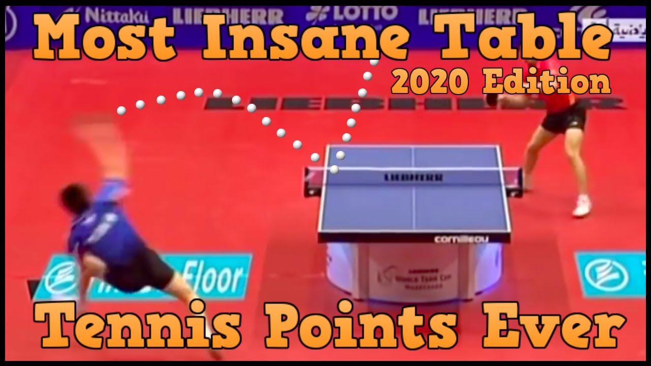 Most Insane Table Tennis Points Ever (2020 Edition)