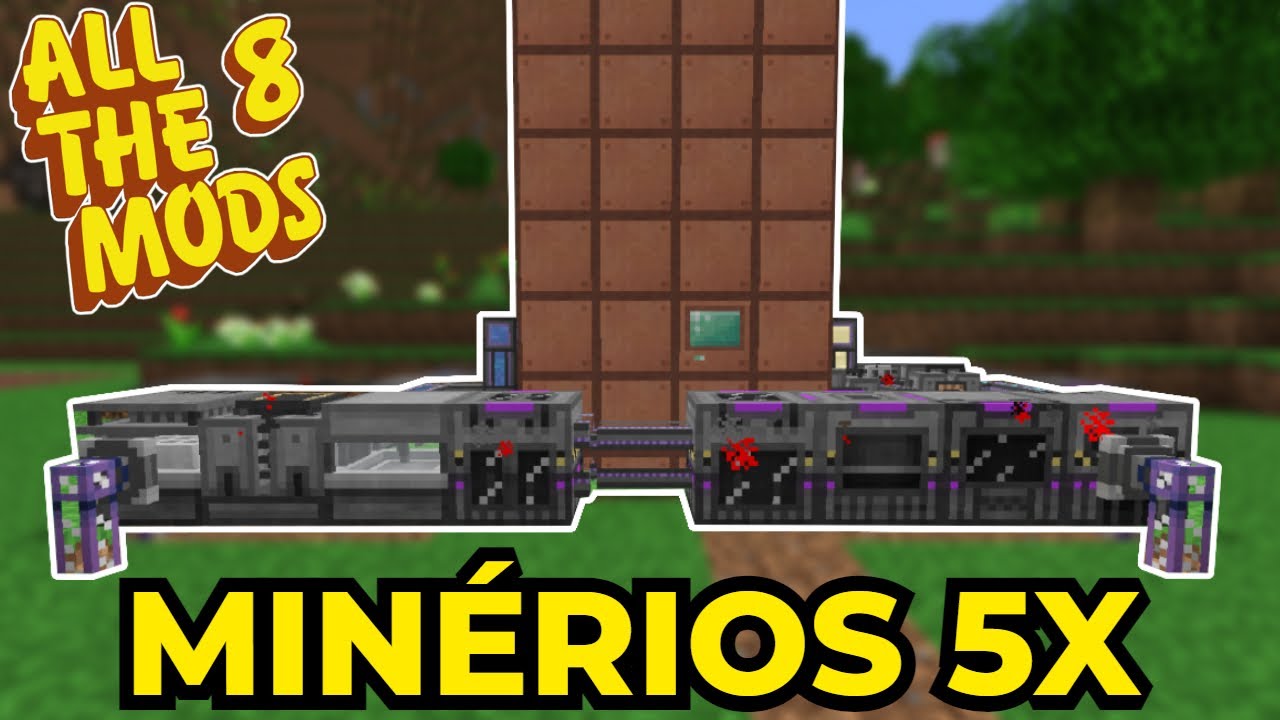 QUINTUPLICANDO MINÉRIOS COM O MEKANISM!!! ATM8 #16