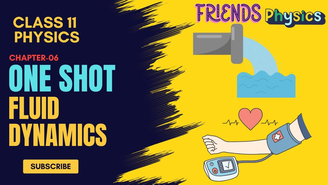 FLUID DYNAMICS CHAPTER 06 | CLASS 11 PHYSICS | ONE SHOT VIDEO | FRIENDS PHYSICS | WITH NUMERICALS