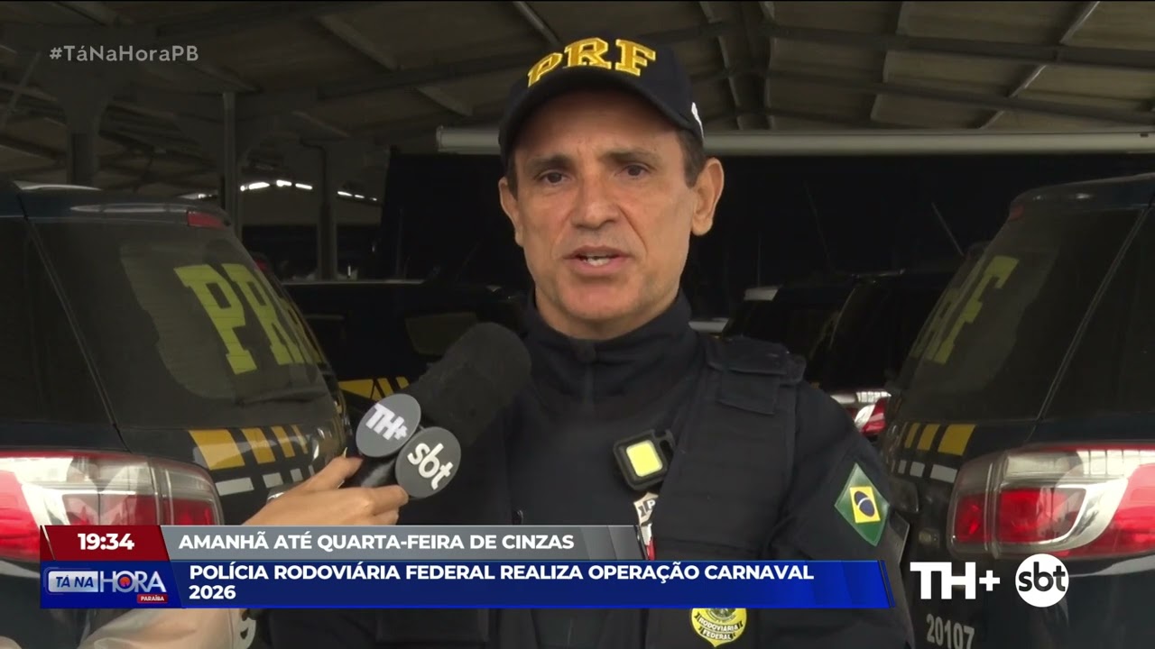 PRF realizou operação durante o carnaval - Tá Na Hora PB - 12 02 26