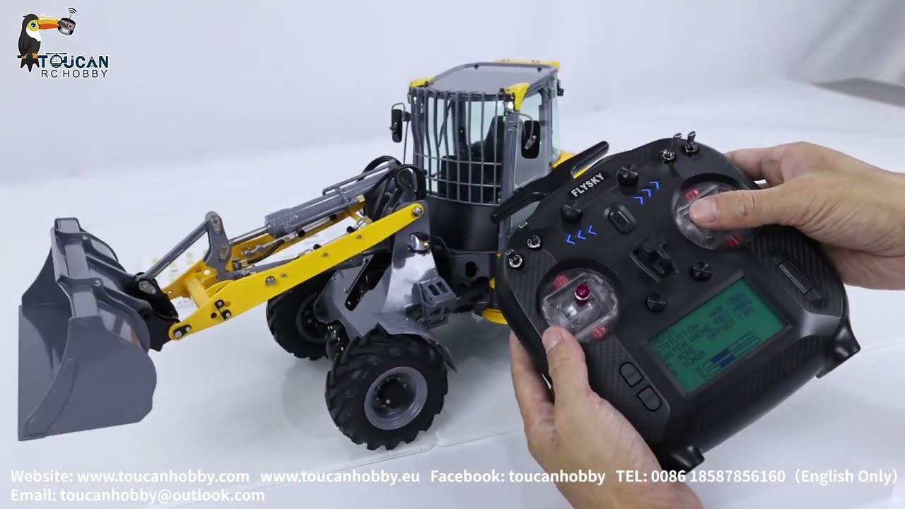 How to operate the LESU 1/14 MCL8 rc loader