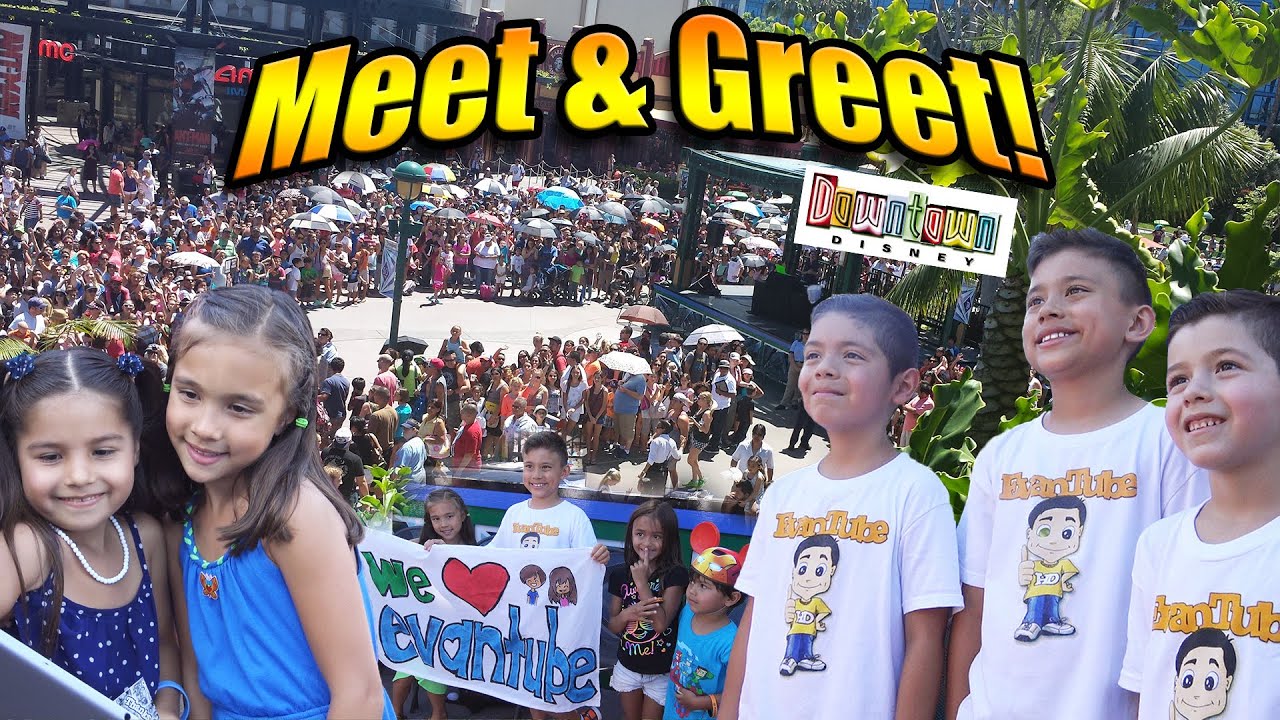 EvanTubeHD MEET & GREET at Downtown Disney!