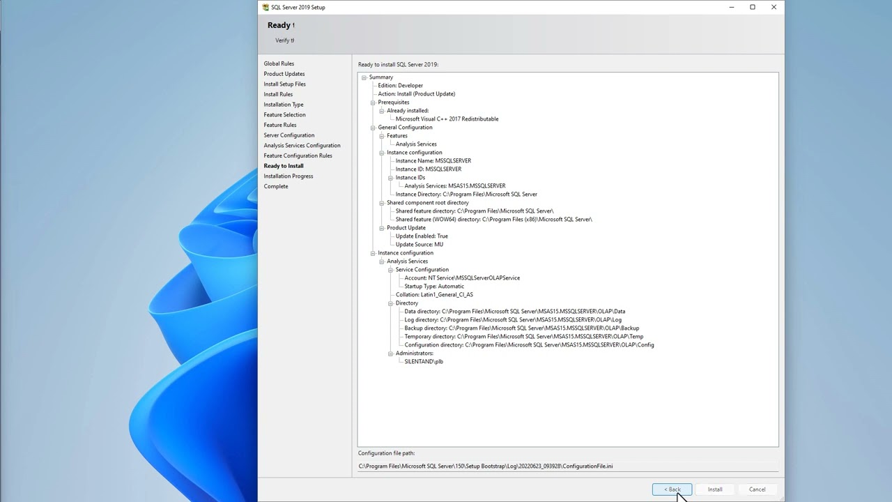 SSAS (MDX) - Cannot deploy cube - A connection cannot be made. Ensure that the server is running