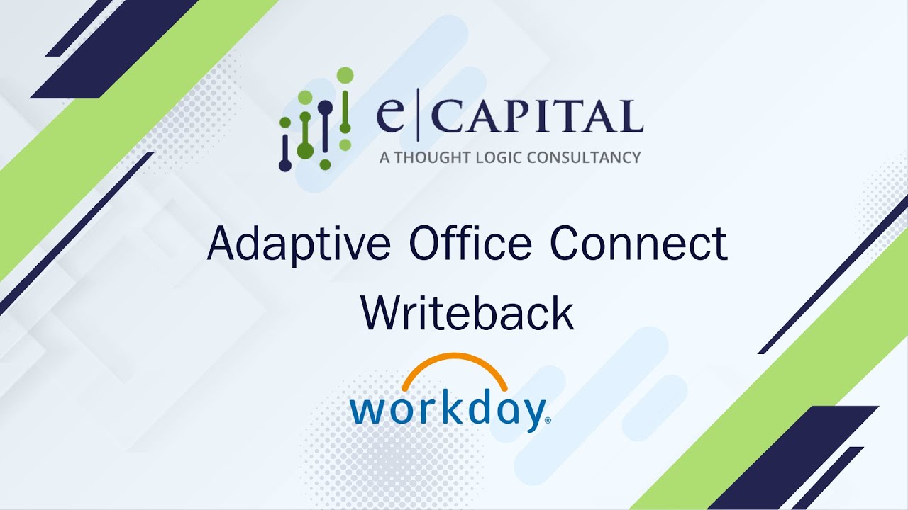 Workday Adaptive Office Connect Writeback Demo