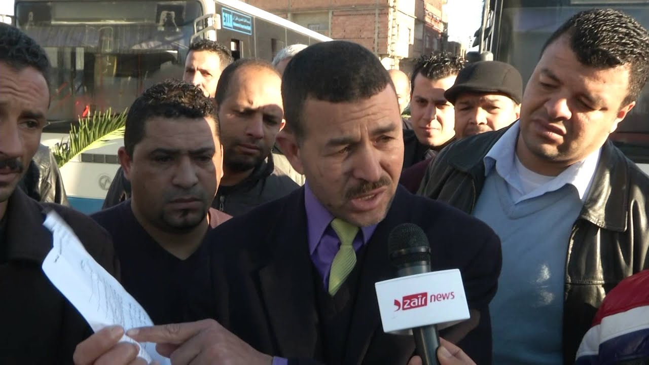 دزاير نيوز من غليزان احتجاج االنقل الحضري DZAIR NWES