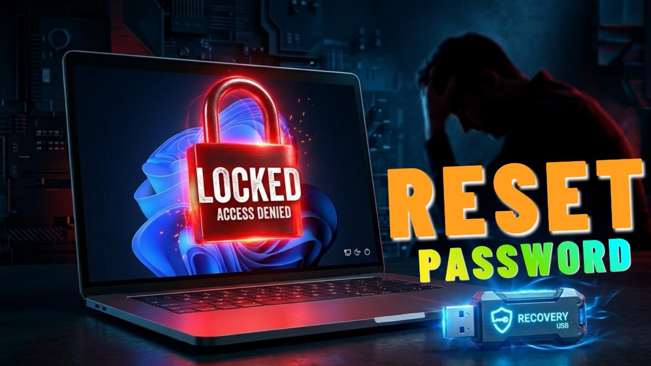 How to Reset or Remove Any Windows 10/11 Password Using a USB Drive