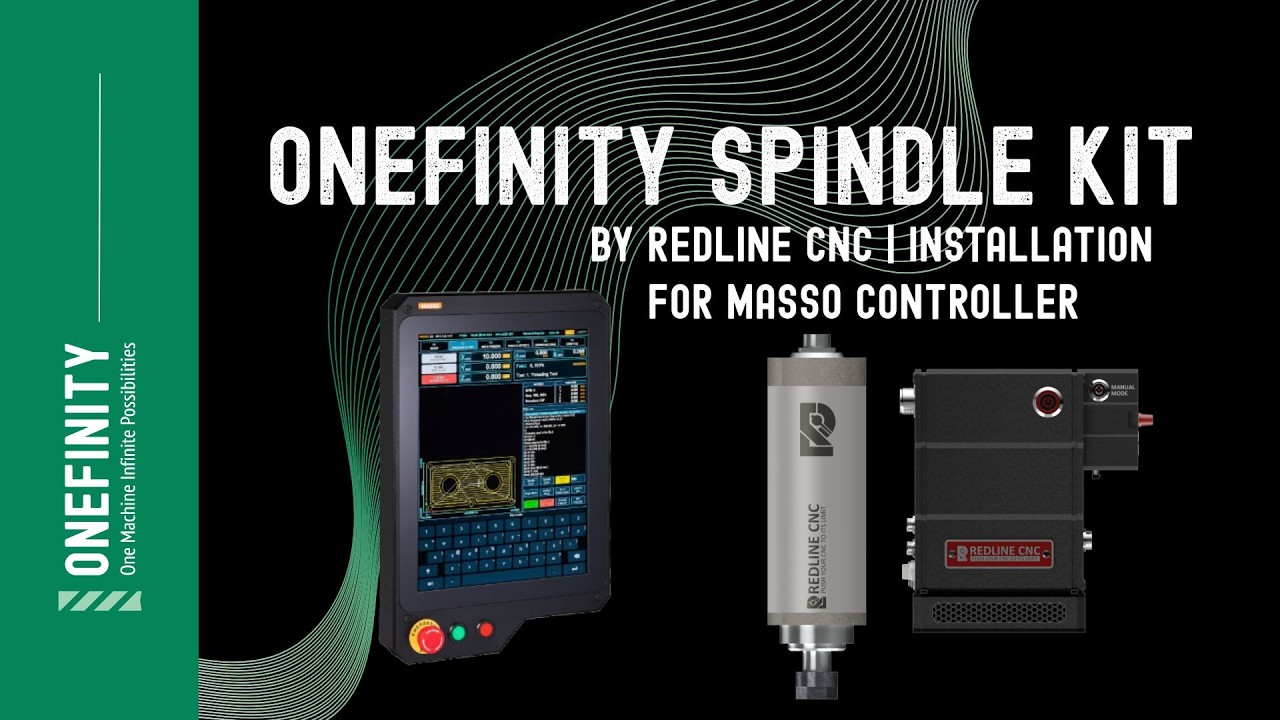 Комплект шпинделя Onefinity от Redline CNC | Установка Masso