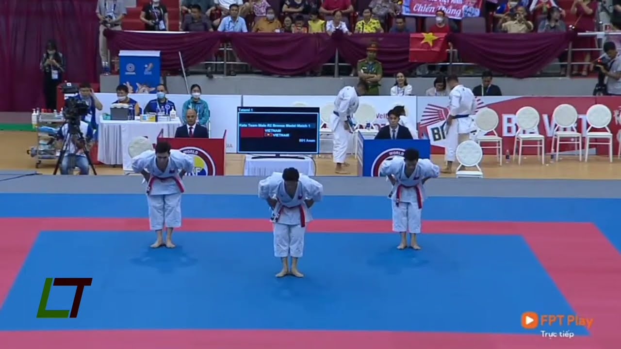 Male Team Kata Bronze medal: Vietnam vs Cambodia | SEA Games 2022 Karate