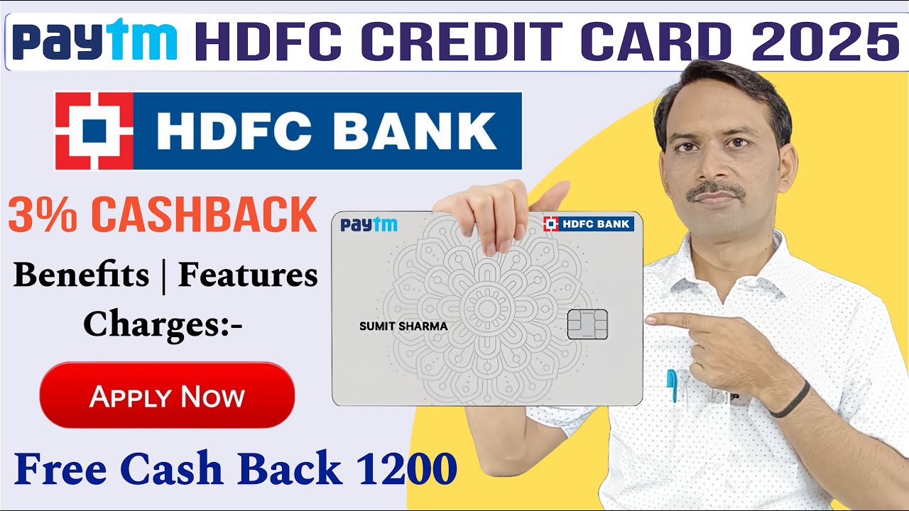 PAYTM HDFC Credit Card Benefits & Charges || HDFC Paytm Credit Card || Credit Card Online Apply