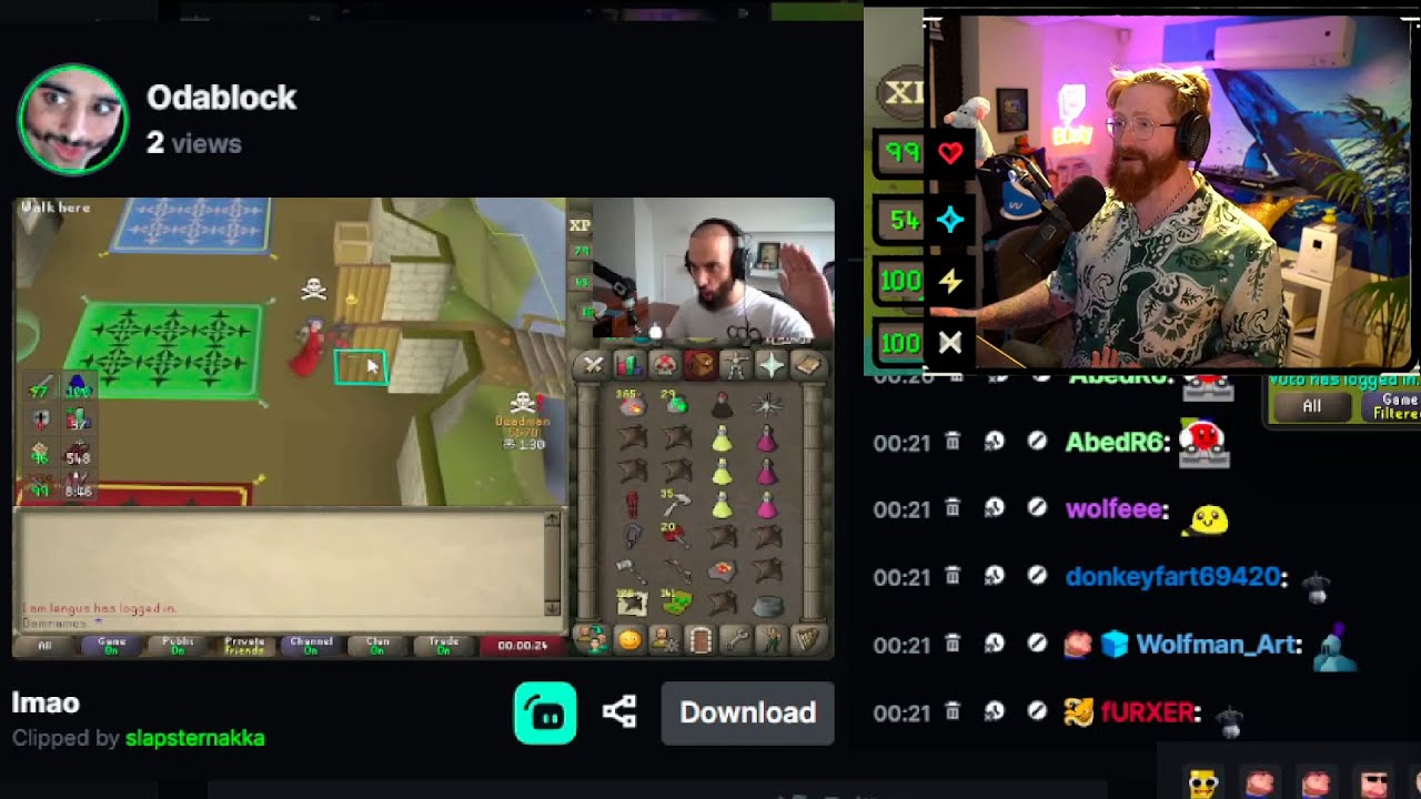 Odablock unfortunately tries to recreate the B0aty intro