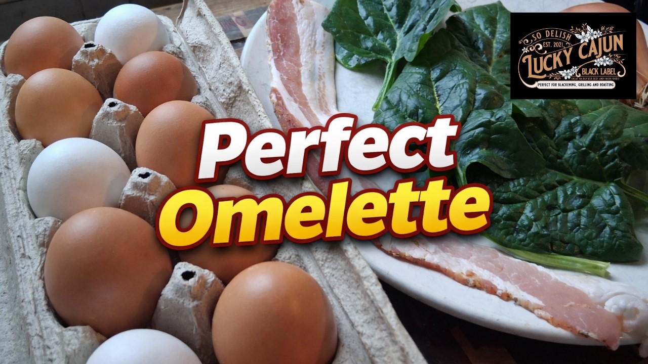 The Perfect Omelette (Spinach, Bacon, Gouda & Jalapeño Kick)