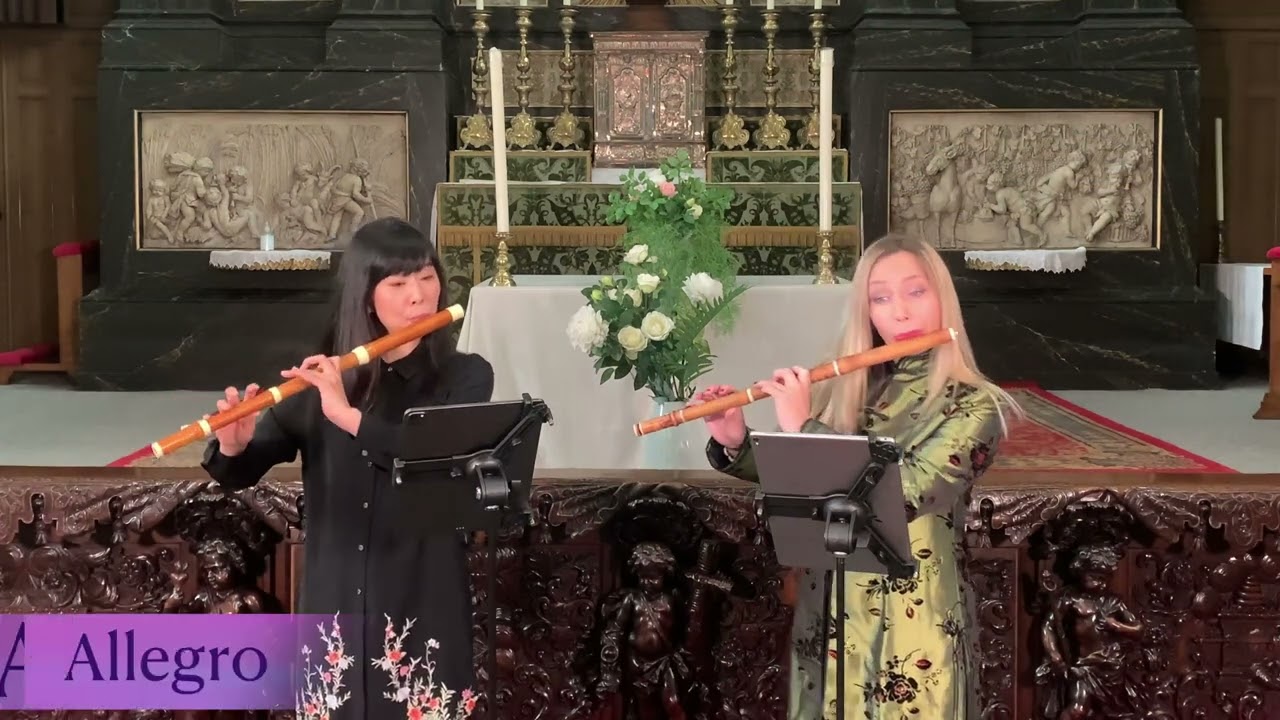 Georg Philipp Telemann (1681-1767),  Canonic Sonata G major,  Vivace - Adagio - Allegro. TWV 40: 118