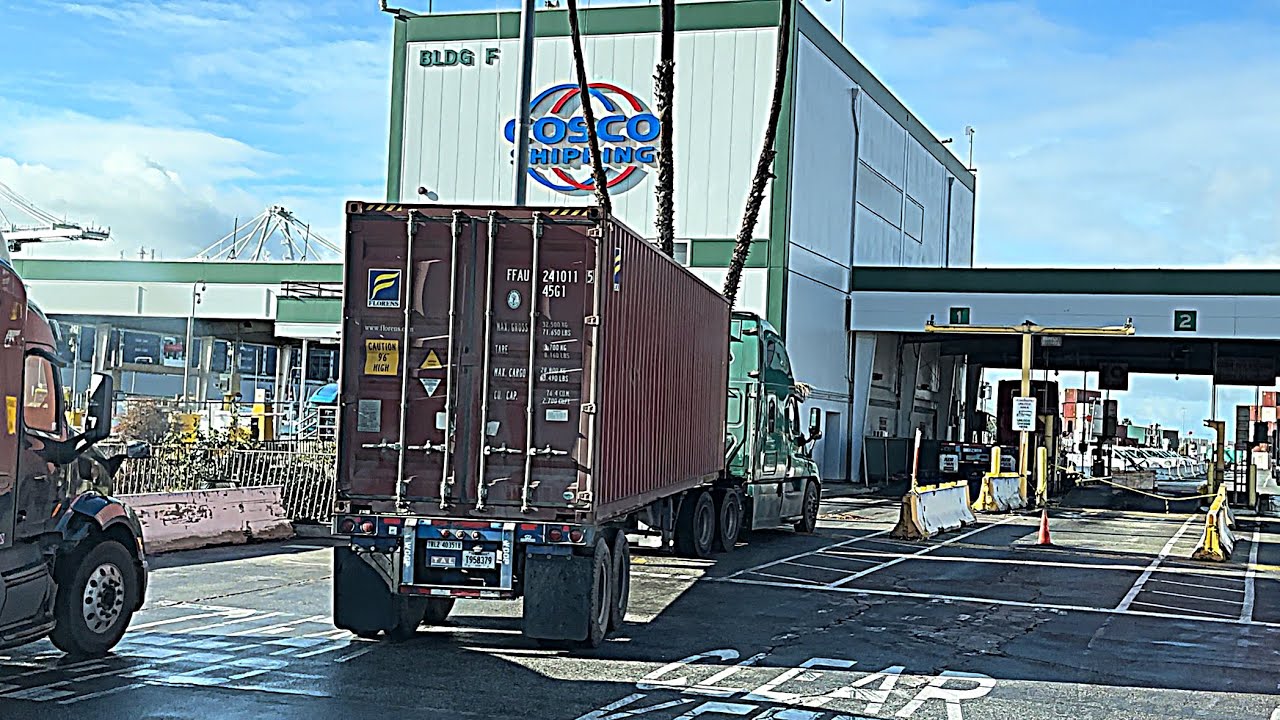 Trucker Vlog - Ports Of Long Beach - PCT Terminal