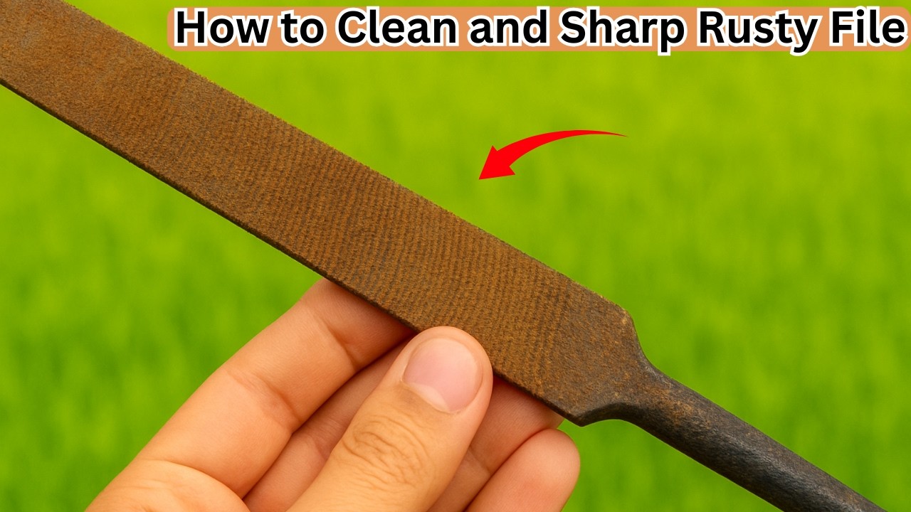 How to Clean and Sharp Rusty File - Repair & Inventions