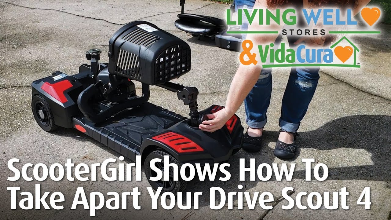 ScooterGirl: How-To Take Apart Your Drive Medical Scout 4
