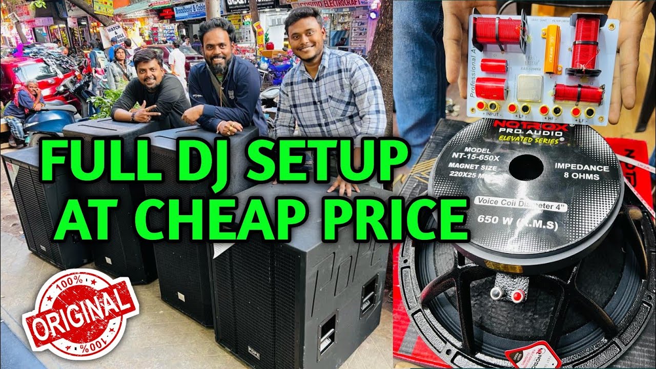 🔊Best DJ JBL Full DJ Setup Market In Kolkata 🔊 Best Dj Market In Kolkata || Kolkata DJ Market 🔊
