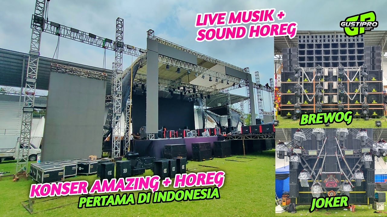 Pertama di Indonesia Konser Kolaborasi + Sound Horeg Ada Brewog & Joker