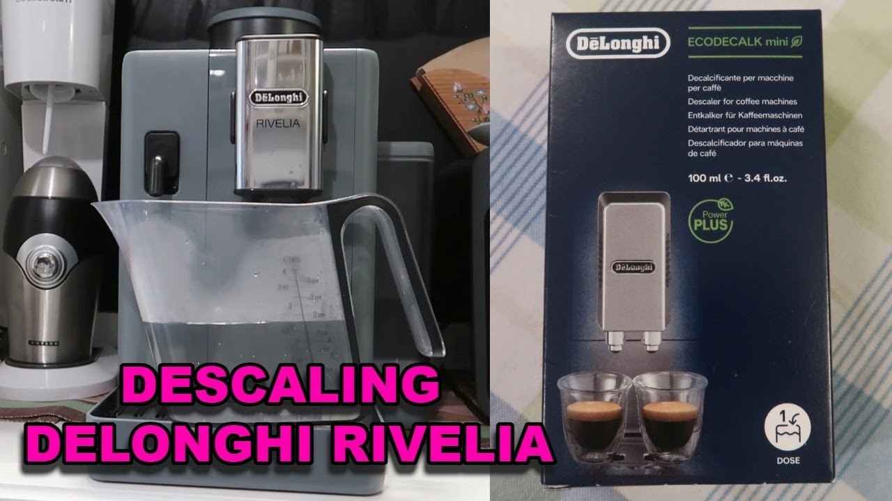 DELONGHI RIVELIA | Descaling your coffee machine | PEBBLE GREY (EXAM440.55.G) - INFLUENSTER | VOXBOX