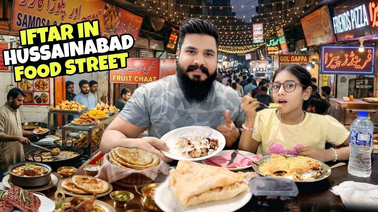 Iftar at Hussainabad Food Street Karachi || Ramzan Special Vlog 🌙