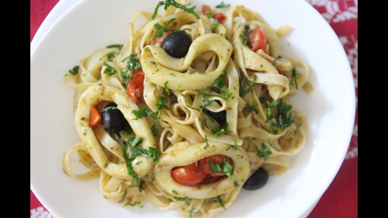 Tagliatelles aux calamars