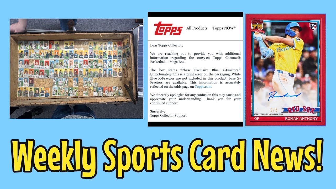 Topps снова распространяет ложную рекламу? | Обновление информации о размещении T206 в сундуке! |...