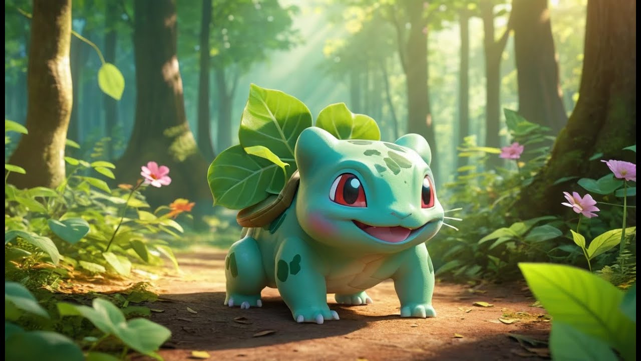 O Bulbasaur bebê de Pokémon brotou folhas | Rimas e Canções Infantis