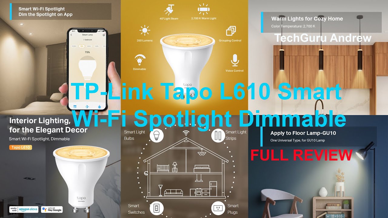TP-Link Tapo L610 Smart Wi-Fi Spotlight Dimmable