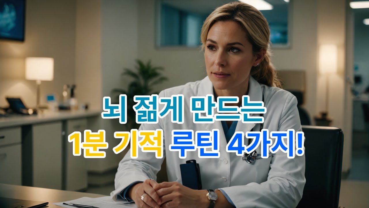 나이 들수록 꼭 해야 할 ‘뇌 자극 루틴’ 4가지