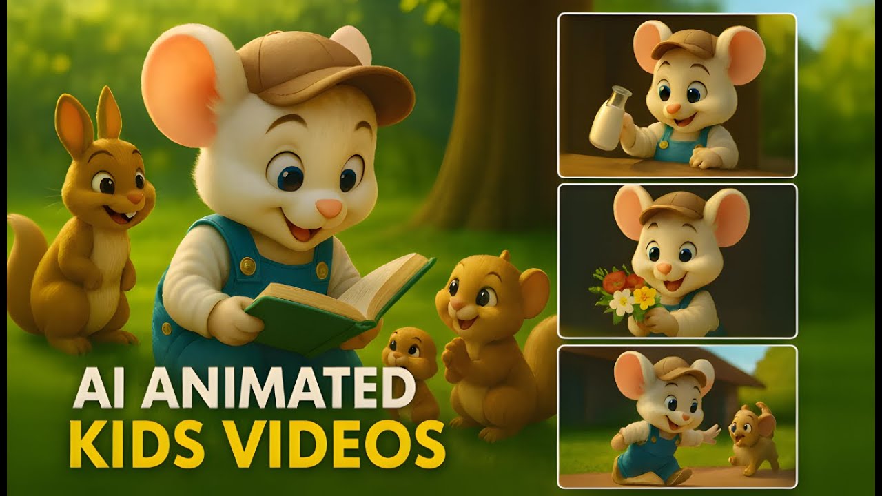 How To Create Kids Content & Nursery Rhymes (Disney & Pixar Style)