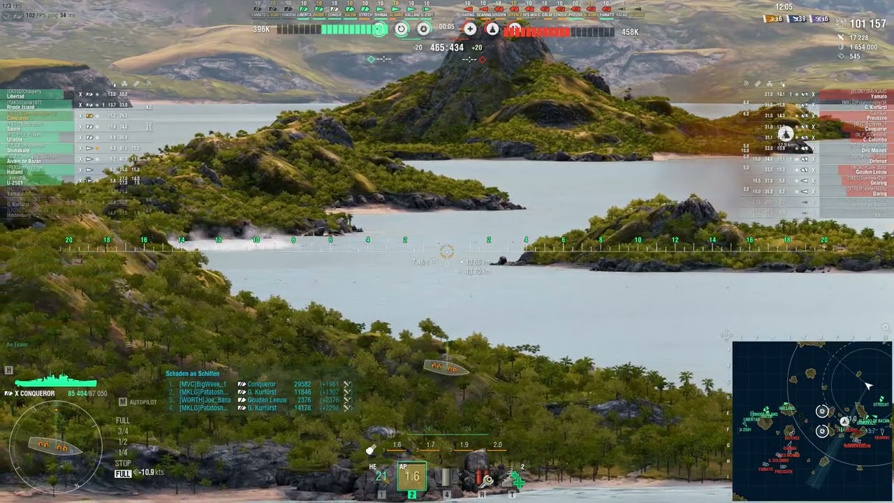 🔥🔥 Conqueror| 401K | Ich fackel alles ab🔥🔥| World of Warships ⚓⚓